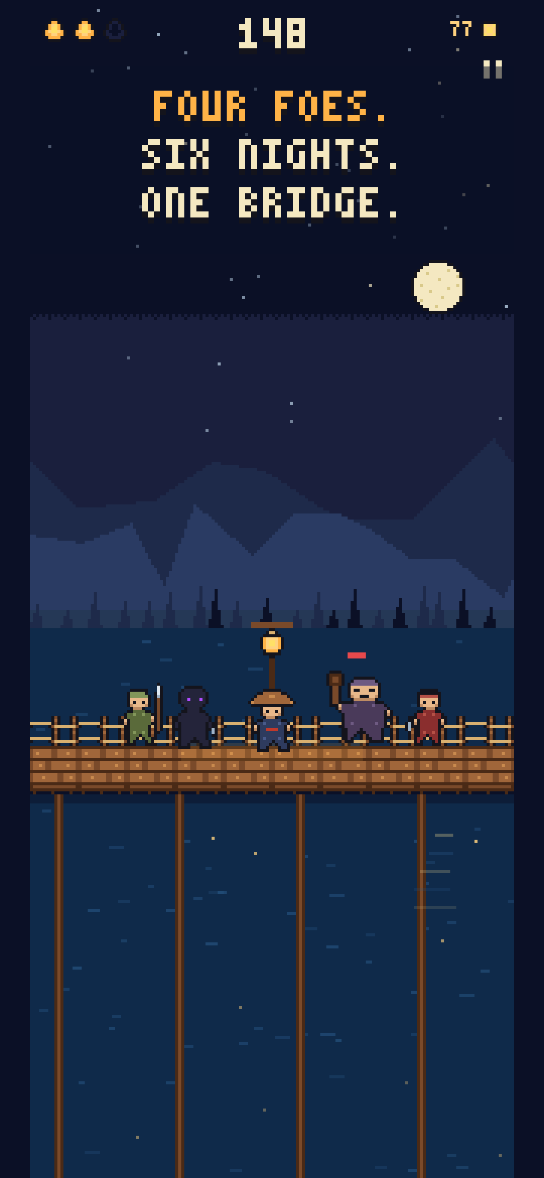 Lantern Ronin at a later, darker night with faster enemies